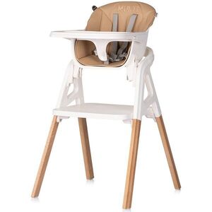 Imagine Scaun de masa 4 in 1 Chipolino Multi Latte transformabil, reglabil, picioare elegante din lemn