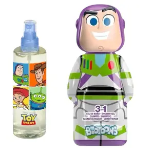 Imagine Set de baie pentru baieti Toy Story Buzz Lightyear cu gel de dus, sampon si balsam 3 in 1 Disney Pixar 300 ml si apa de toaleta 100 ml