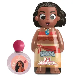 Imagine Set de baie Vaiana cu gel de dus, sampon si balsam 3 in 1 Disney 300 ml si apa de toaleta 100 ml