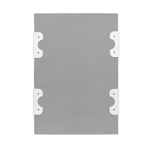 Imagine Saltea de infasat Sensillo 70x50 cm Floral Grey cu intaritura, accesorii montaj pe patut, margine de protectie antirasturnare si suprafata impermeabila