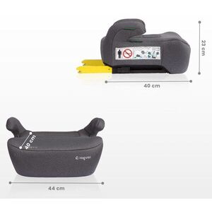 Imagine Inaltator auto copii Caretero Jaguar I-Size Roz 125-150 cm, fixare cu isofix, husa detasabila