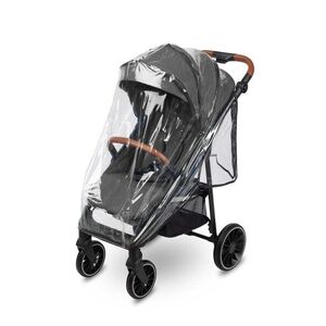 Imagine Carucior pentru copii Caretero Elma Dark Grey 0-4 ani, spatar reglabil, roti EVA, copertina extensibila, maner parental reglabil, husa de ploaie si saculet iarna incluse