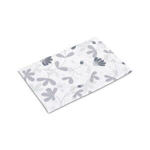 Imagine Husa pentru perna cu plan inclinat Sensillo 38x60 cm Frunze gri, inchidere cu fermoar, material bumbac