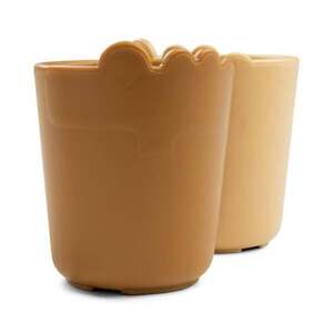 Imagine Set 2 pahare mici Done by Deer Kiddish Croco Mustard 100 ml