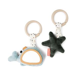 Imagine Set 2 jucarii de activitati pentru agatat Done by Deer Wally Blue