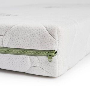 Imagine Saltea pentru patut 120x60x8 cm Beberoyal TwinFace AloeVera, echilibru ortopedic si ventilatie naturala