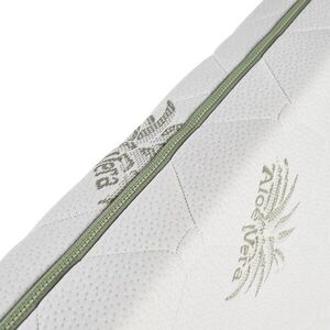 Imagine Saltea pentru patut 120x60x12 cm Beberoyal TwinFace AloeVera, echilibru ortopedic si ventilatie naturala