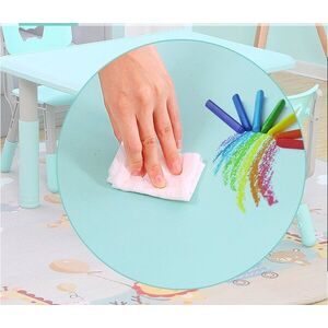 Imagine Set masuta si scaunel cu inaltime reglabila 60x120 cm Lift Table Mint