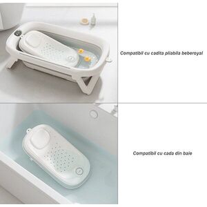 Imagine Suport de baie pliabil Beberoyal Little Joy, sustinere anatomica, confort si siguranta pentru bebelus