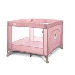 Imagine Tarc de joaca Lorelli Play N Relax Blush Pink Fairy 100x100x75 cm, deschidere laterala cu fermoar, geanta de transport