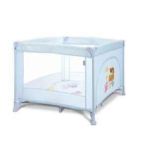 Imagine Tarc de joaca Lorelli Play N Relax Airy Blue Sea 100x100x75 cm, deschidere laterala cu fermoar, geanta de transport