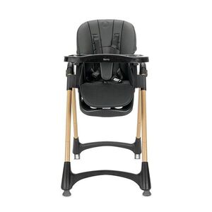 Imagine Scaun de masa pentru copii Lorelli Remo Black, reglabil pe inaltime in 8 pozitii, spatar rabatabil 4 pozitii, tava dubla detasabila, roti silicon