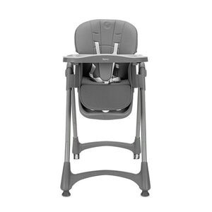 Imagine Scaun de masa pentru copii Lorelli Remo Grey, reglabil pe inaltime in 8 pozitii, spatar rabatabil 4 pozitii, tava dubla detasabila, roti silicon