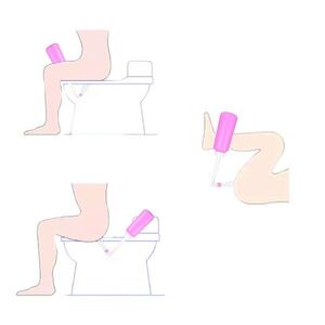 Imagine Dispozitiv pentru igiena intima postpartum Bocioland Roz, capacitate 500ml, 2 capete dus