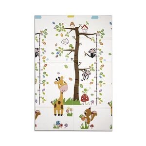 Imagine Covoras de joaca termic pentru copii Playtime din spuma XPE, design cu doua fete, pliabil, 120 x 180 cm