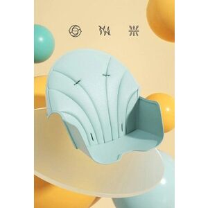 Imagine Scaun de masa multifunctional 3 in 1 pentru copii Little Mom Pink, transformabil si ajustabil, cadru din otel, prevazut cu roti silentioase si husa detasabila din PU, dimensiune 60 x 75 x 91 cm