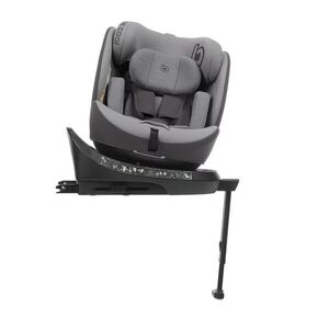 Imagine Scaun auto cu isofix Be Cool Nitro Be Smoke i-Size, rotire 360 grade, 40-150 cm, 0-36 kg, picior de sustinere