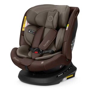 Imagine Scaun auto 4 in 1 cu isofix Lionelo Bastiaan Plus Beige Choco i-Size, protectie laterala, spatar inclinabil in 6 pozitii, tetiera reglabila in 12 pozitii, rotire 360 grade, Top Tether, 0-36 kg, 40-150 cm