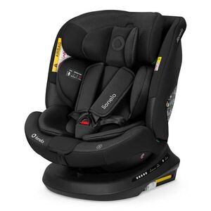 Imagine Scaun auto 4 in 1 cu isofix Lionelo Bastiaan Plus Black Carbon i-Size, protectie laterala, spatar inclinabil in 6 pozitii, tetiera reglabila in 12 pozitii, rotire 360 grade, Top Tether, 0-36 kg, 40-150 cm
