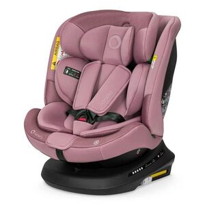 Imagine Scaun auto 4 in 1 cu isofix Lionelo Bastiaan Plus Roz i-Size, protectie laterala, spatar inclinabil in 6 pozitii, tetiera reglabila in 12 pozitii, rotire 360 grade, Top Tether, 0-36 kg, 40-150 cm