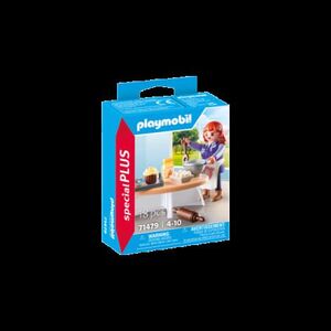 Imagine Playmobil-FIGURINA FEMEIE PATISER