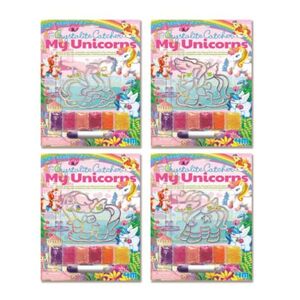 Imagine Mini set creativ cu margele de nisip - Unicorni