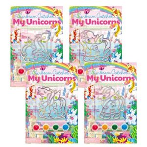 Imagine Mini set creativ cu vitralii - Unicorni