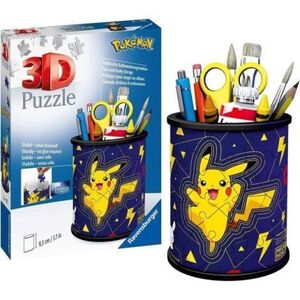 Imagine Ravensburger - Puzzle 3D suport pixuri Pokemon 54 piese