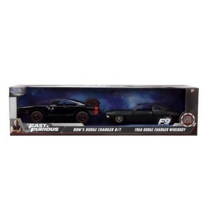 Imagine Jada Fast And Furious Set Masinute Metalice Dodge Charger Rt Si Dodge Charger Widebody Scara 1: 32