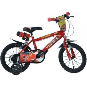 Imagine Bicicleta copii 3-5 ani, 14 inch, Cars, Dino Bikes DB414UCR