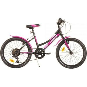 Imagine Bicicleta copii 6-9 ani, 20 inch, Mtb Fete Sport Negru, Dino Bikes DB420D04BK