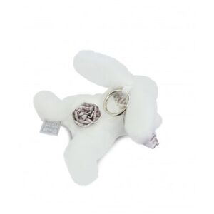 Imagine Breloc accesoriu Doudou - iepuras, 16 cm