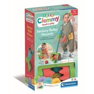 Imagine Clementoni - Jucarie educationala Soft Clemmy aspirator pentru dezvoltarea senzoriala si motorie a copiilor