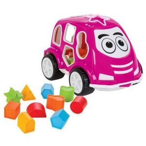 Imagine Jucarie cu sortator Pilsan Car pink
