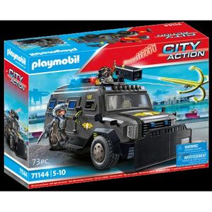 Imagine PLAYMOBIL - VEHICULUL DE TEREN AL ECHIPEI SWAT