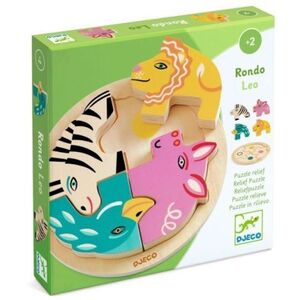 Imagine Puzzle din lemn Rondo Leo, Djeco
