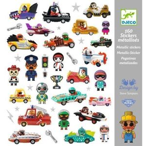Imagine Abtibilduri metalice Vehicule, Djeco