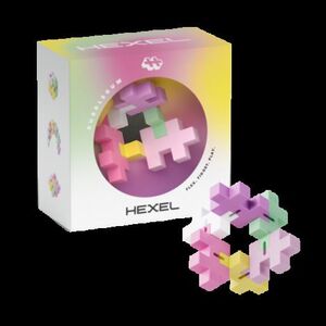Imagine HEXEL Spectrum - Jucarie fidget creativa - Plus Plus, Bubblegum