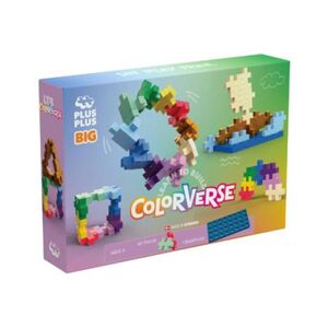 Imagine Set constructie Plus-Plus, 60 piese mari multicolore, Invata sa construiesti