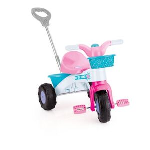Imagine Tricicleta roz cu maner - my first trike
