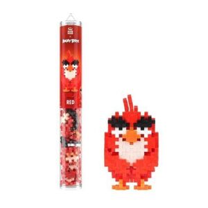 Imagine Set constructie Plus-Plus, tub 110 piese, Angry Birds RED