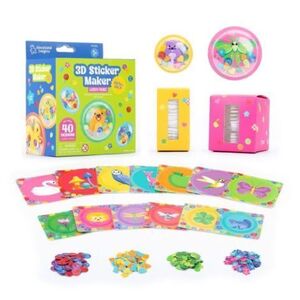 Imagine Set rezerve abtibilduri 3d – prietenii din gradina