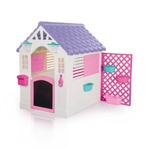 Imagine Casuta deluxe pentru copii - alb & roz