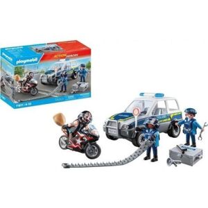 Imagine Playmobil - Jucarie de rol politisti in urmarirea hotului