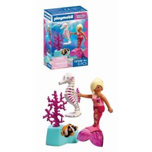 Imagine Playmobil - Jucarie de rol Sirena si calut de mare