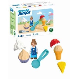 Imagine Playmobil - Junior Jucarii de nisip pentru pasionatii de inghetata