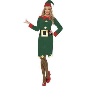 Imagine Costum elfita verde femei