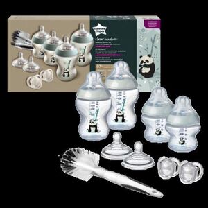 Imagine Kit biberoane nou-nascut Tommee Tippee Closer to Nature, 0 luni +, Ursuleti Panda