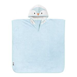 Imagine Halat de baie tip Poncho Tommee Tippee, (2-4 ani), Pinguinul Penny, Albastru