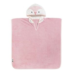 Imagine Halat de baie tip Poncho Tommee Tippee, (2-4 ani), Pinguinul Penny, Roz